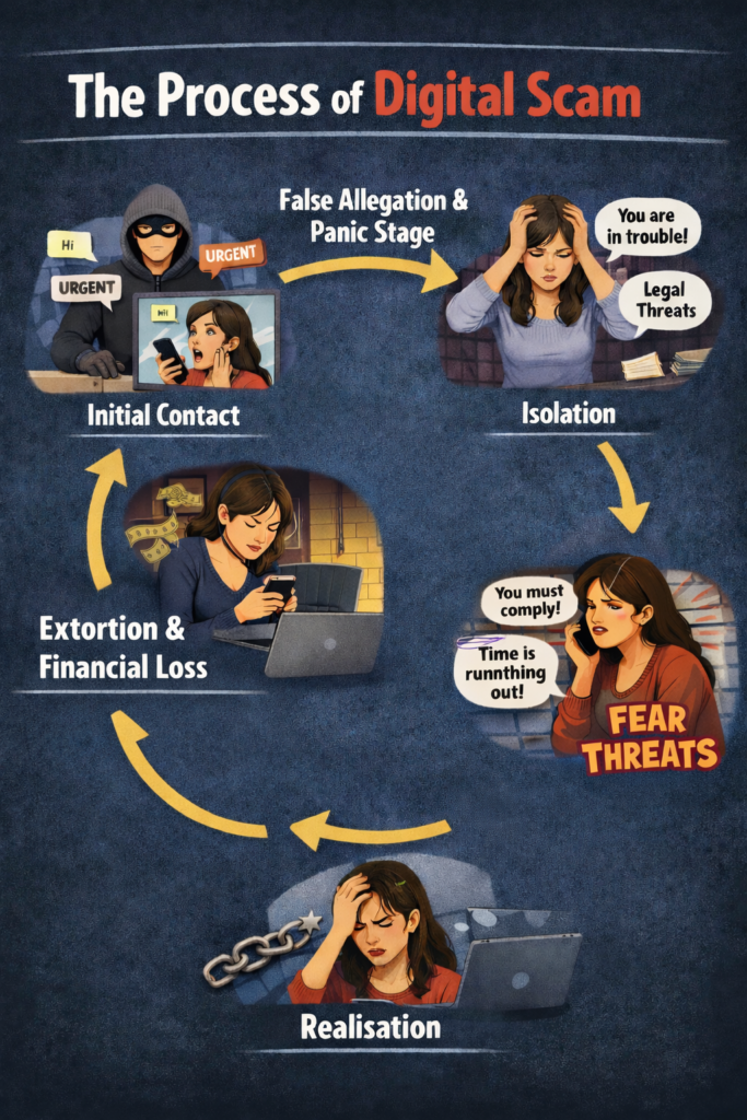 Digital Arrest-scams draining bank accounts digital arrest